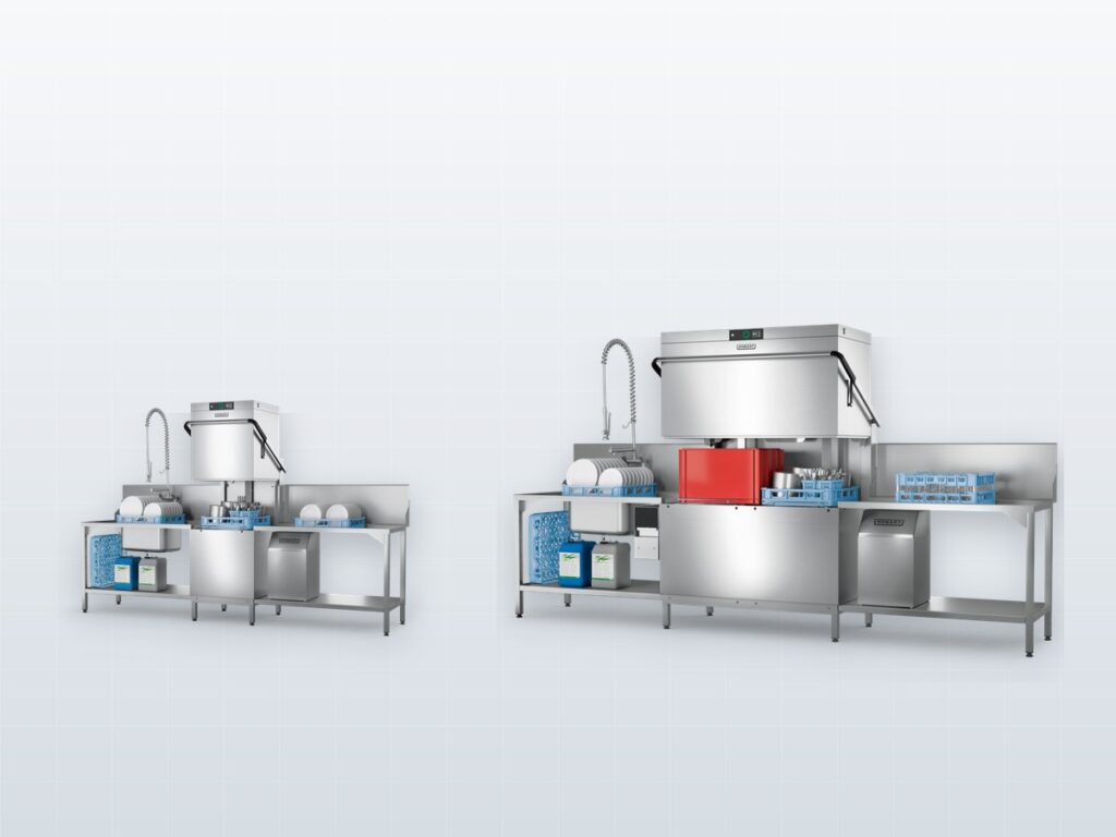 Vaatwasmachines doorschuiver