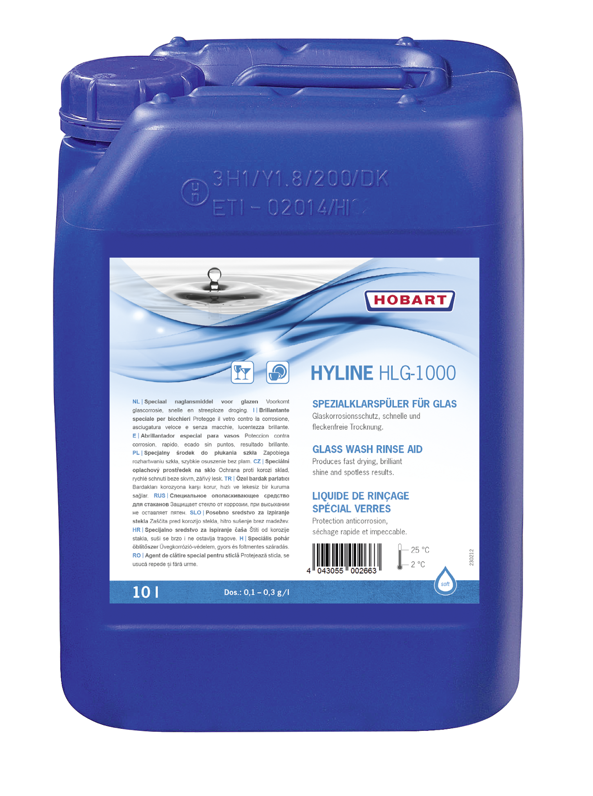 HYLINE HLG-1000 – naglansmiddel voor glaswerk - Afbeelding 2