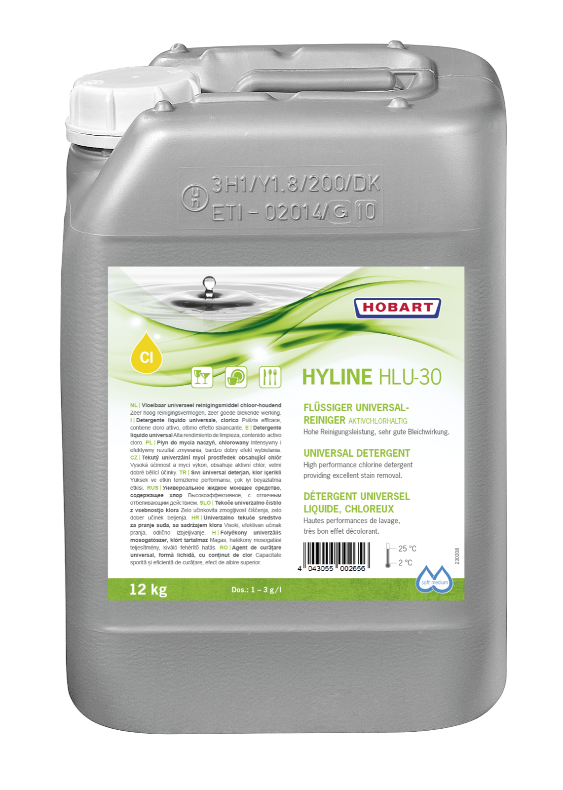 HYLINE HLU-30 – universeel wasmiddel